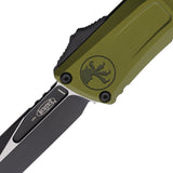 Microtech Automatic Combat Troodon Gen III OTF Knife OD Green Aluminum Two-Tone Bowie Blade 11461OD