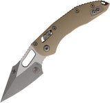 Microtech Stitch Ram-Lok Tan Fluted G10 Folding Apocalyptic M390MK Pocket Knife 16092
