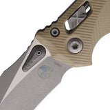 Microtech Amphibian Ram-Lok Tan Fluted G10 Folding Apocalyptic M390MK Pocket Knife 16151