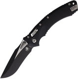 Microtech Amphibian Ram-Lok Black Fluted G10 Folding Two-Tone M390MK Pocket Knife 16381