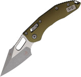 Microtech Stitch Ram-Lok OD Green Fluted Aluminum Folding Apocalyptic M390MK Pocket Knife 16666