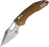 Microtech Stitch Ram-Lok Tan Fluted Aluminum Folding M390MK Pocket Knife 16901