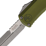 Microtech Automatic Hera II Mini OTF Knife OD Green Aluminum Apocalyptic Bayonet Blade 1701M10APOD