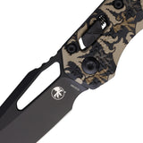 Microtech Standard Issue MSI Ram-Lok Tri-Grip Claw Camo Polymer Folding M390MK Knife 18035