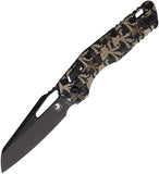 Microtech Standard Issue MSI Ram-Lok Tri-Grip Claw Camo Polymer Folding M390MK Knife 18035