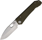 Medford Deployment Framelock Green G10 Folding Pocket Knife 002DTQ10TM