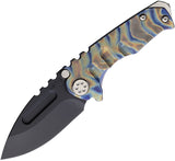 Medford Micro Praetorian Framelock Flame Titanium Folding CPM-3V Knife 0083PD03A2
