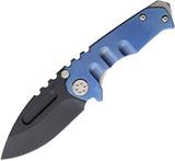 Medford Micro Praetorian Framelock Blue & Gray Titanium Folding CPM-3V Knife 0083PD37TM