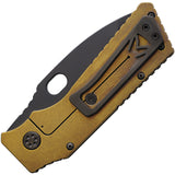 Medford TFF-1 Framelock Bronze Titanium Folding S45VN Pocket Knife 0144PQ36A1