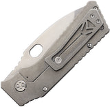 Medford TFF-1 Framelock Tumbled Titanium Folding S45VN Pocket Knife 0144TQ01TM