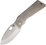 Medford TFF-1 Framelock Tumbled Titanium Folding S45VN Pocket Knife 0144TQ01TM