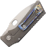 Medford TFF-1 Framelock Solar Flare Titanium Folding S45VN Pocket Knife 0144TQ03TM