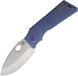 Medford TFF-1 Framelock Dark Blue Titanium Folding S45VN Pocket Knife 0144TQ37A2