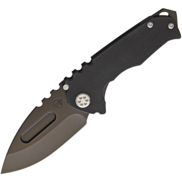 Medford Praetorian Black G10 & Titanium Folding S35VN Pocket Knife 028SPD08PV
