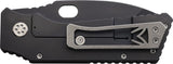 Medford TFF-H Framelock Black Titanium Folding S45VN Pocket Knife 0464PQ30PV