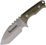 Medford Emperor OD Green G10 CPM-S35VN Fixed Blade Knife w/ Sheath 050STQ10KO