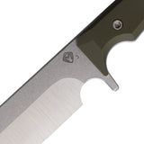 Medford Bonfire OD Green G10 CPM-3V Steel Fixed Blade Knife w/ Sheath 0913TQ10KO
