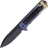 Medford TFF-4 Framelock Solar Flare Titanium & G10 Folding S45VN Pocket Knife 404PD03A2