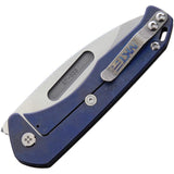Medford Praetorian Slim Framelock Flamed Titanium Folding S35VN Knife 208STD03A2