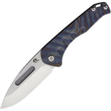 Medford Praetorian Slim Framelock Flamed Titanium Folding S35VN Knife 208STD03A2