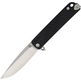 Medford M-48 Framelock S35VN Black Folding Knife stq42tm