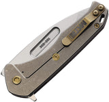 Medford Swift FL Flipper Framelock Red Aluminum & Titanium Folding S45VN Knife FF2064TT41TM