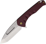 Medford Swift FL Flipper Framelock Red Aluminum & Titanium Folding S45VN Knife FF2064TT41TM