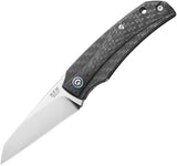 MKM-Maniago Knife Makers ICE Linerlock Carbon Fiber Folding MagnaCut Pocket Knife ICCF