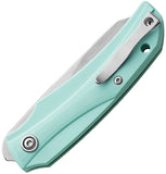 MKM-Maniago Knife Makers ICE Linerlock Light Blue G10 Folding MagnaCut Pocket Knife ICGTY