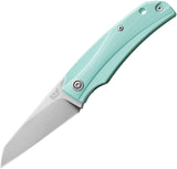 MKM-Maniago Knife Makers ICE Linerlock Light Blue G10 Folding MagnaCut Pocket Knife ICGTY