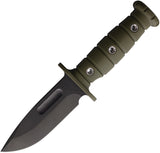 1881 Knifeworks By Medford Luke Airman OD Green G10 1095CV Fixed Blade Knife S034