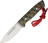 Muela Kodiak Camo Micarta 14C28N Sandvik Fixed Blade Knife w/ Sheath 90740