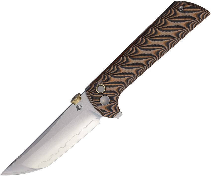 North Mountain Blades Chop 2 Button Lock Snake G10 Folding Knife