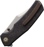 North Mountain Blades Jellyfish Linerlock Carbon Fiber Folding Bohler M390 Knife 2408BKCF