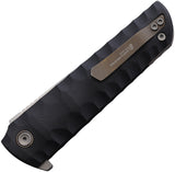 North Mountain Blades Kick Stop Chop Plus Linerlock Black G10 Folding SLD-MAGIC Knife 2411BLK