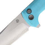 North Mountain Blades Chop 2 Button Lock Sky Blue G10 Folding SLD-Magic Pocket Knife 2411SB