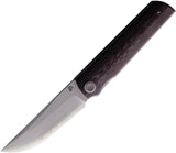 North Mountain Blades Chop 4 Linerlock Carbon Fiber Folding SLD-MAGIC Clip Pt Knife 2412CFCP