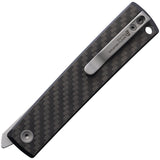 North Mountain Blades Kaiken Twill Carbon Fiber Folding SLD-Magic Knife 250220