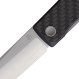 North Mountain Blades Kaiken Twill Carbon Fiber Folding SLD-Magic Knife 250220