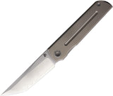 North Mountain Blades Chop Classic Gray Titanium Folding SLD-MAGIC Knife 2505CT