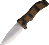 North Mountain Blades Lucky Dog Linerlock Black & Tan G10 Folding SLD-MAGIC Pocket Knife 2524TN