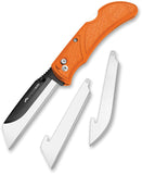 Outdoor Edge Razor Work Lockback Orange Folding 420J2 Pocket Knife RWB3070C