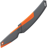 Outdoor Edge Vantex 5" Gray & Orange ABS 7Cr17MoV Fixed Blade Knife VNTXBKC