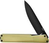 Oknife AION Linerlock Olive Green Aluminum Folding Nitro-V Pocket Knife AIONOG