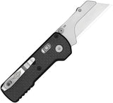 Oknife Otacle U1 Rail Lock Black Carbon Fiber Folding Stainless Pocket Knife NU1CFO