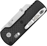 Oknife Otacle U1 Rail Lock Black Carbon Fiber Folding Stainless Pocket Knife NU1CFO