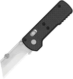 Oknife Otacle U1 Rail Lock Black Carbon Fiber Folding Stainless Pocket Knife NU1CFO