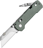 Oknife Otacle U1 Pro Rail Lock Green Micarta Folding Stainless Pocket Knife NU1PROGM