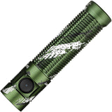 Olight Baton 3 Pro Brush Strokes Green 4" Flashlight TBTN3PROBSCW