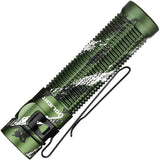 Olight Baton 3 Pro Brush Strokes Green 4" Flashlight TBTN3PROBSCW